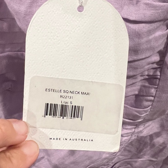 Anthropologie lilac maxi dress size S - Picture 3 of 6